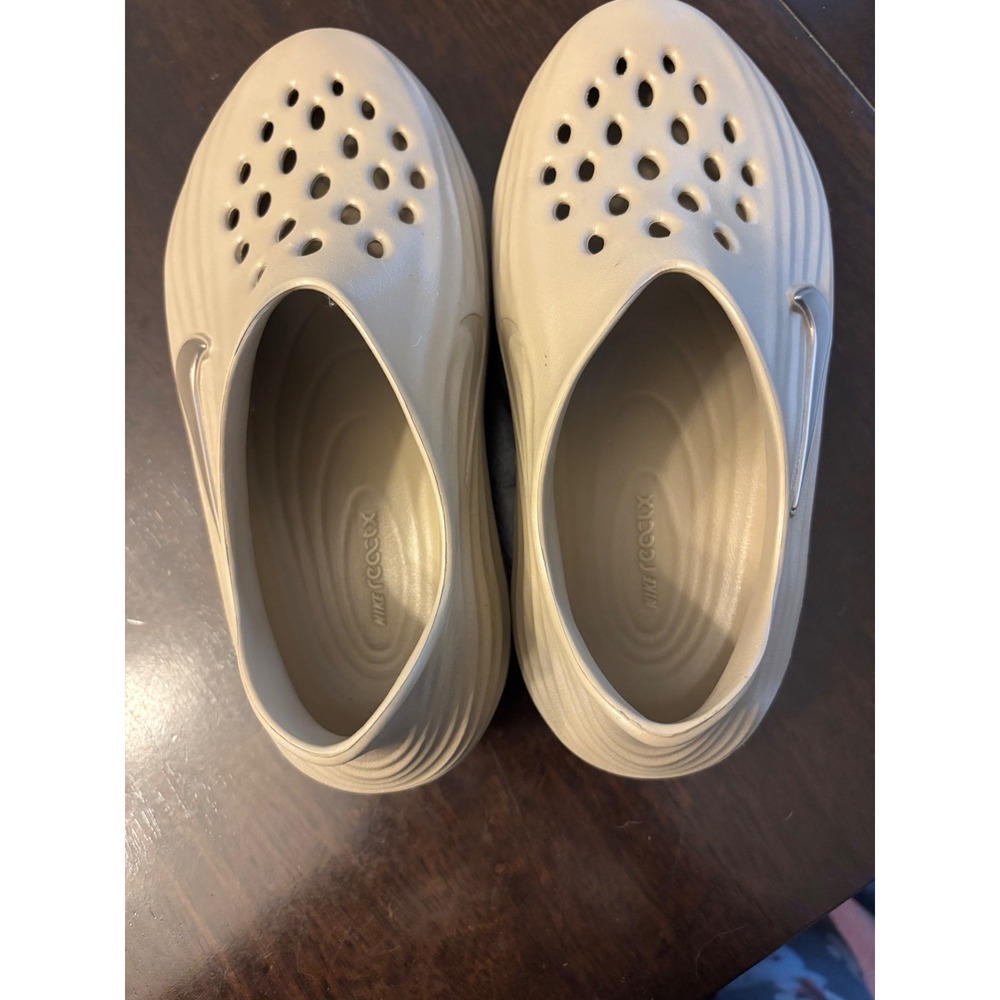 Nike ReactX Foam Mules Kids Slip On Clogs Beige FB2663-001
